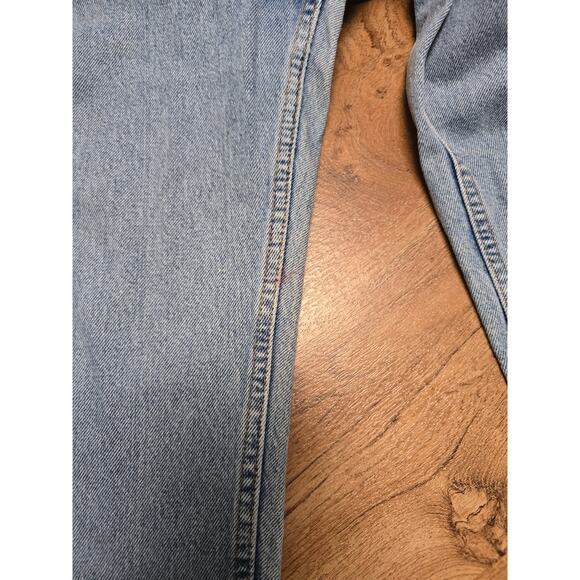 Vintage Levi's 501 Womens Jeans 9 Short Blue Light Wash Relax Fit Tapered Leg - Picture 6 of 16